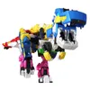 Action Toy Figures 5 IN 1 Mini Force 2 Super Gino Power Transformation Robot Toys Action Figures MiniForce X Deformation Dinosaur Mecha Toy 230217