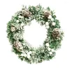 Dekorative Blumen zum Aufhängen, Weihnachtsdekoration, Kranz, Heimdekoration, Baum, Tür, Fenster, DIY, Blumenhochzeit, 30 cm