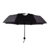 Umbrellas Women Rain Cool Middle Finger Windproof Folding Parasol Personality 230217