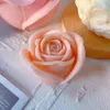 Świece 3 rozmiary świece w kształcie róży forma Walentynki Prezent Prezent Flower Ball Silikon Decor Decor rocznica 230217