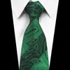 Галстуки бабочки Ричнайс дизайнер синий зеленый галстук шелк