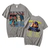 Camisetas Masculinas Bad Bunny El Ultimo Tour Del Mundo 2022 Camiseta Manga Curta Masculina Oversized Tops Soltos Masculino Feminino Camisetas de Algodão HipHop T Shirt J230217