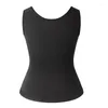 Shapers voor dames Dames Neopreen Sauna Zweetvest Polymeer tailletrainer Gewichtsverlies Shapewear Buikafslankende schede Workout Body Shaper Korset