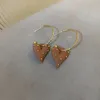 Studörhängen koreansk stil retro vit kärlek för kvinnor lyxig hög känsla av utsökt kall etos av Earrings med en variation