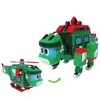 Figury zabawek akcji duże gogo dino ABS deformacja samochód/samolot z dźwiękowymi figurami Rex/ping/Tomo Transformation Toys dla dzieci 230217