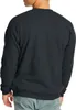 Herrtröja ingen hatt fleece crewneck tröja pullover sweatshirt crewneck pullover streetwear