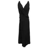 Casual Dresses Soft Fabric Gorgeous High Split Full Length Prom Dress Wear-resistant Hidden Zipper Female Clothes