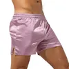 Mäns shorts herrar silke fläck casual shorts pyjama shorts sömnkläder andningsbara hemkläder kläder shorts komfort hemkläder korta underkläder sovande z0216