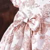 Robes brodées pour filles, tenue d'anniversaire pour noël, fête de baptême, tenue de mariage pour enfants