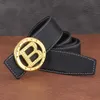 Мода Мужчины и Женские Дизайнерские ремни Классические винтажные буквы B Buckle Rists Ширина 3,8 см. Лучший дизайнерский бренд ремень оптом