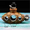 Resin Submarine Ornaments Hollow Fish Shrimp Shelter Cave Aquarium Fish Tank Landscaping Decoration