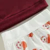 Pijamas 1011 Lioraitiin 024M nacido bebé niño niña ropa de Navidad 2 piezas conjunto Waffle jersey de manga larga pantalón con estampado de árbol 230217