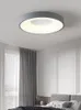 Plafoniera per camera da letto Camera moderna minimalista nordica 2022 nuove luci della camera da letto principale della sala da pranzo rotonda minimalista