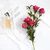 Decorative Flowers Artificial Rose Fake Single Branch Floral Wedding Christmas Birthday Party Decoration DIY Valentine's Day Bouquet