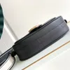 Designer crossbody väska äkta läderhandväska 25 cm delikat knockoff axelväska med låda yl070