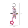 Mobiler# Old Cobbler Baby Room Decoration Bed Bell Hanging Toys Söt tecknad Panda med Teether Animal Wind Chimes Crib Rattle Nurse DHCK6