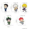 Accessori del fumetto Hunterxhunter Spilla smaltata Personalizzata Gon Killua Kurapika Leorio Hisoka Spilla Risvolto Distintivo Hxh Gioielli Regalo per i fan D Dhoxe