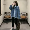Vestes femme veste en jean pour femmes vêtements surdimensionné jean manteau coréen manteaux printemps automne 2023 bleu Outwearfemmes