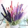 Decoratieve bloemen schuim lavendel diy kunstmatige boeket trouwhuis decoratie nepbloemvaartuigen Valentijnsdag moederdag verjaardag