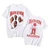 Camisetas para hombres Rapper Death Row Records Camiseta gráfica de doble cara Moda para hombres Streetwear Hombres Mujeres Estilo Hip Hop Camiseta Hombre Camisetas retro J230217