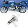 All Terrain Wheels 1x Universal Motorcycle Right Angle 90 Degree Inline Fuel Filter 1/4" 6mm Hose Lines Car Tools