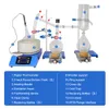 ZZKD Laboratory Equipment Short Path Destillation 5L Kapazität mit Rührfunktion und Heizungsmantellaborversorgungen