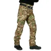 Pantalon homme homme tactique militaire Camouflage chasse hommes armée soldat pantalon Cargo sans coussinets