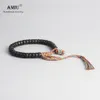 Bedelarmbanden amiu tibetaanse boeddhistische gevlochten katoenen draad gelukkige knopen armband natuurlijke kokosnoot shell kralen gesneden handgemaakte armband voor mannen 230216