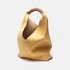 Evening Bags 2023 Leather High Grade Fashion Capacity Armpit Dumpling Yellow Shoulder Bag Small Tote For Women