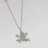 LW Crazy Animals Ожерелье мужские ожерелья в стиле колье в стиле инкрустации эмали Crystal T0P Качественный классический стиль дизайнер бренд изысканные подарки премиум -подарки 018