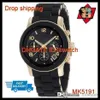 100% Giappone originale Drop Drop New MK5145 MK5191 MK5423 Ladies Runway Cronografo Silicone Steel Watch2749