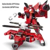 Ação Figuras de brinquedo Miniforce Penta x Ranger 5 em 1 Transformação Robot Bot Pentatron Modelo Mini Força deformação Combiner Ação Figura Toys Gift 230217