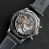 Armbandsur Watch For Men Luxury Casual Seagull 1963 Chronograph St1901 Movement 38mm Mechanical Waterproof Sapphire Black Face