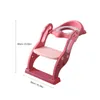 스텝 의자 유아용 화장실 의자 변형기 편안한 쿠션 안티 슬립 패드 튼튼한 조절 가능한 높이 안티 슬립 패드 230217