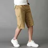 Shorts masculinos 6xl 2022 New Men Cargo Shorts Mens Summer Belas Casual Bermudas 100 Algodão Rápido Multi Pocket Bolgger Shorts Masculino Z0216