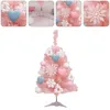 Christmas Decorations 1 Set 60CM Desk Trees Home Office Ornaments Without Battery