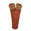 Men's Socks Infant Toddler Winter Cotton Knee High Cute Cartoon Bear Long Stockings Uniform Outfit Accs