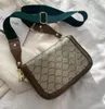 2023 Dość wysokiej jakości luksusowe projektanci torby na ramię 21 cm torebka komunikator Kobiet Kobiety mody vintage torebki nadrukowane moda moda crossbody 6698