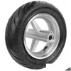 Motorcycle Wheels Tires 90/656.5 Mini Pocket Bike Tire Wheel Tyre Rims Antiskid Accessories Fit For 47Cc 49Cc Front/Rear Drop Deli Dhlhn