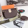 Роскошная сумка на плечевой сумке дизайнер дизайнер сумочка Messager Bags Brand Crossbody Totes PU кожаные женские мини -3PCSSET COMIT COMPOR COM1280668