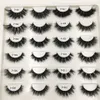 Outils de maquillage RED SIREN Mink Lashes Vente en gros 51050 paires Fluffy Real Hair Natural Eyelashes Short Wispy Bulk 230217