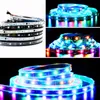 30LED/M 60LED/M WS2811 Magic LED Strip Programmerbar vatten RGB Ljus remsor Tre lampor En kontroll LED -belysning DC12V IP65 Silikonbeläggning Vattentät usalight