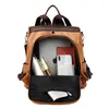 School Bags Tilorraine Multi Purpose Backpack 2023 Fashion Korean Large Capacity Leisure Travel Bag Student Women