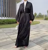 Ubranie etniczne Abaya Ramadan Islamska szata Femme Musulmane Hidżab muzułmańska sukienka dla kobiet Kaftan Caftan Marocain Vestido Long Abayat