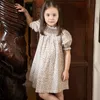 Girls Dresses Boutique Children Kids Mathcing Clothes Brother Sister Baby Holiday Outfits Smocking Dress Skirts Rompers 230217