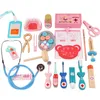 Autres Jouets En Bois Faire semblant De Jouer Docteur Educationa Jouets pour Enfants Simulation Médecine Coffre Ensemble pour Enfants Kits De Développement D'intérêt 230216