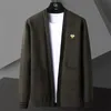 2023 New Hotsales Marca de luxo Autumn Sweaters Cardigan Fashion Knitwear Men su￩teres de grife