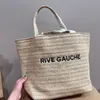 女性ハンドバッグRIVE GAUCHE TOTE大きなショッピングバッグLuxurys Sling Bag Designersクラッチリネンビーチバッグ