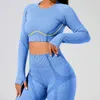 2023 Nya kvinnor Aktiva upps￤ttningar Fitness l￥ng￤rmad gr￶da topp Activewear Sports DU Kvinnliga tr￤ningsdr￤kter s￶ml￶sa yogast￤llningar tr￤ning Gymkl￤der