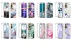 Shockproof Cases For Samsung S23 Plus S23 Ultra Flower Butterfly Marble Chromed Metallic Plating Hard PC Soft TPU Hybrid Layer 360 Full Cover Bumper Front Back Covers
